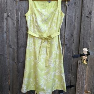 Ann Taylor 100% silk sleeveless dress